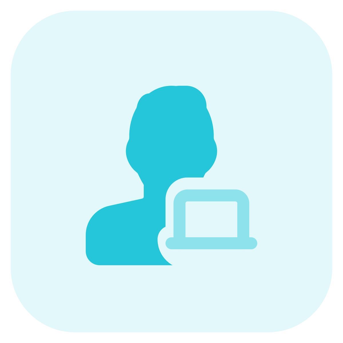 utente di laptop icon