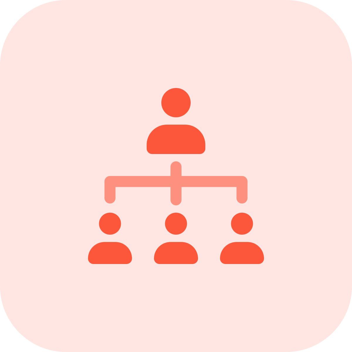 organizational chart icon