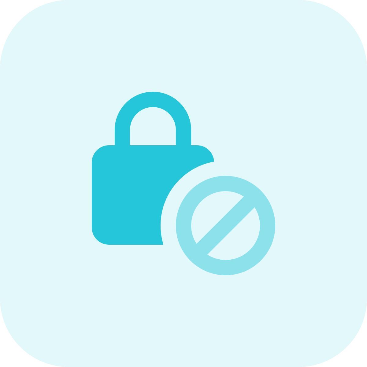 blocked access icon