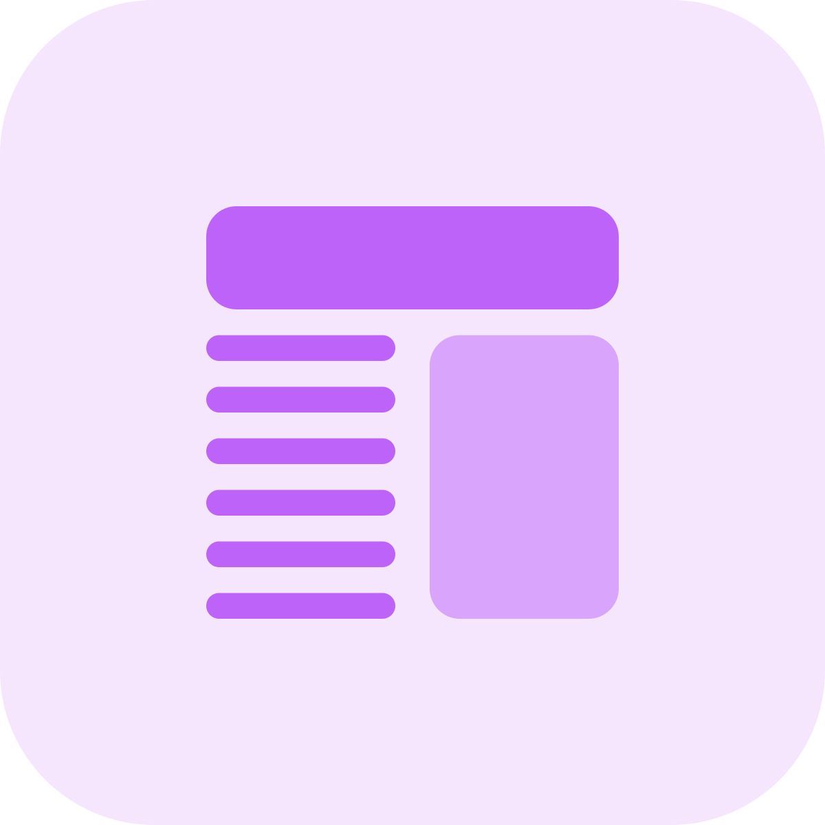 format de l'article icon