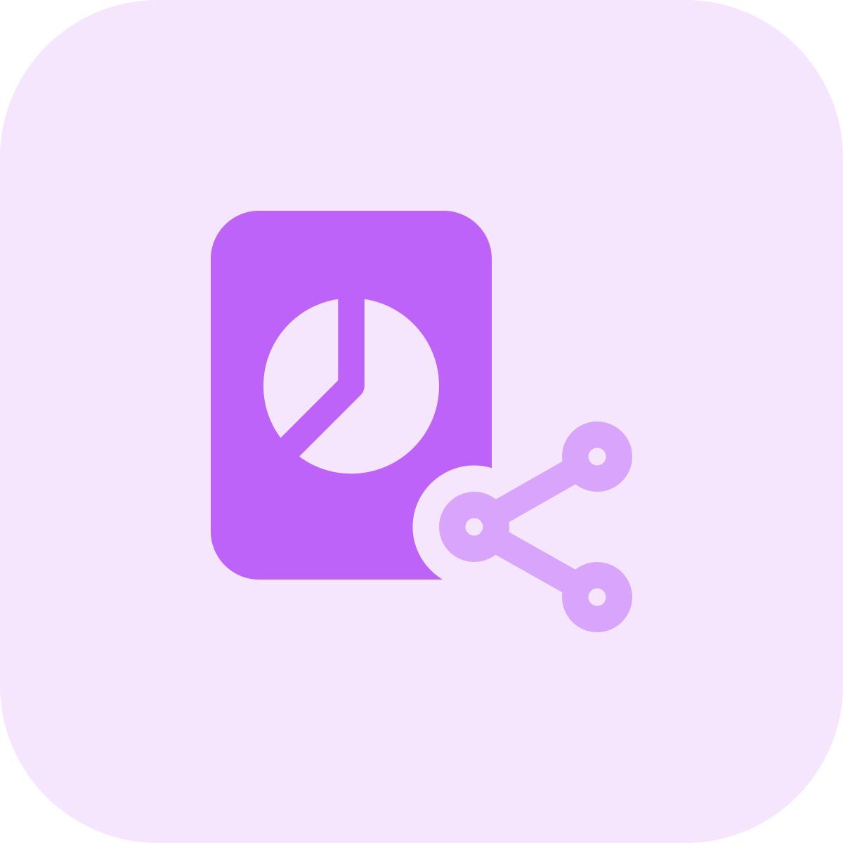 share pie chart icon