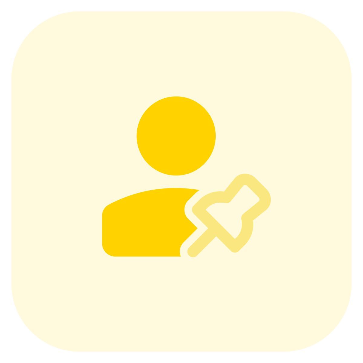 utilisateur épinglé icon