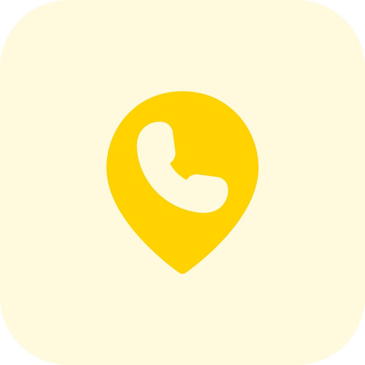 ubicación de la llamada icon