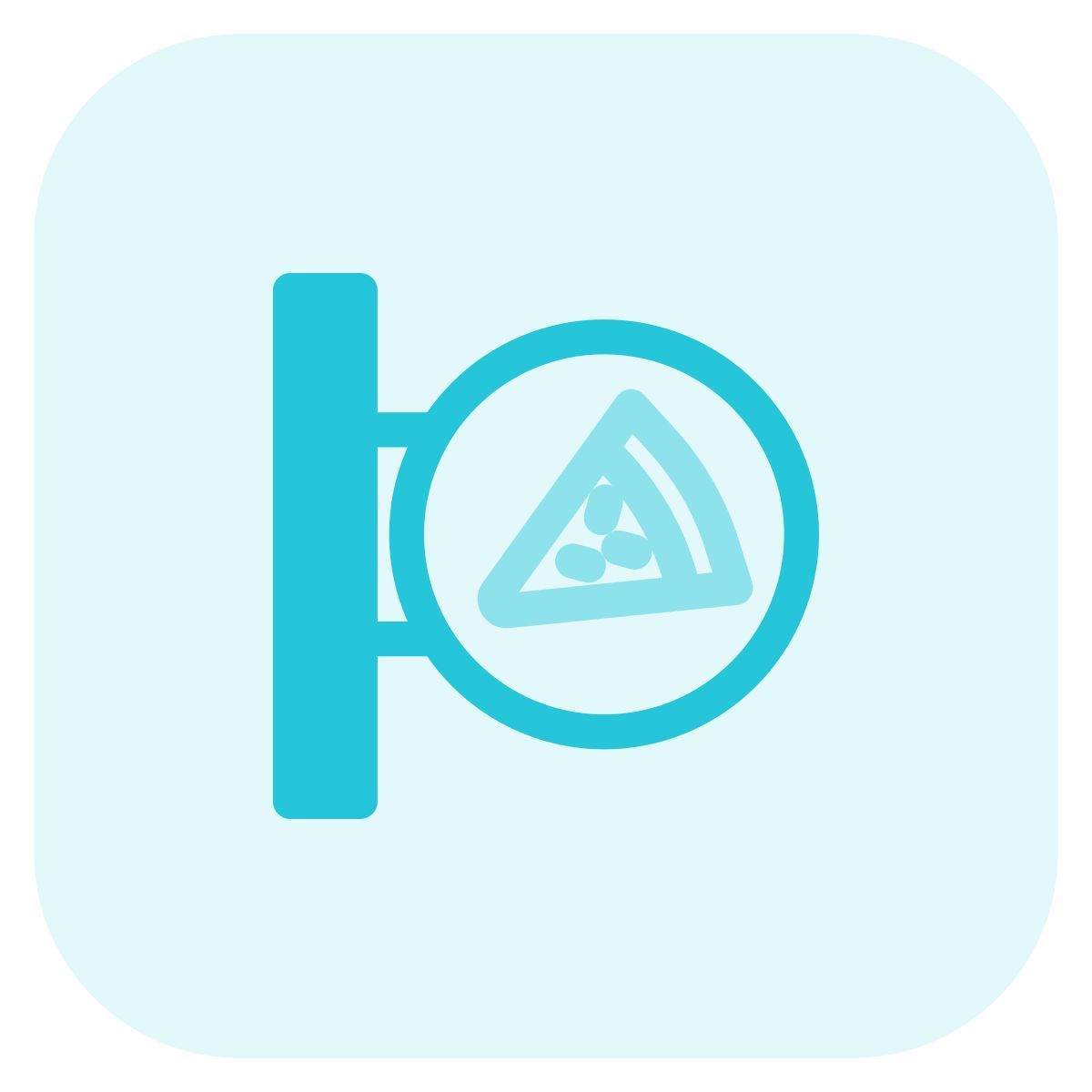 pizza restaurant sign icon