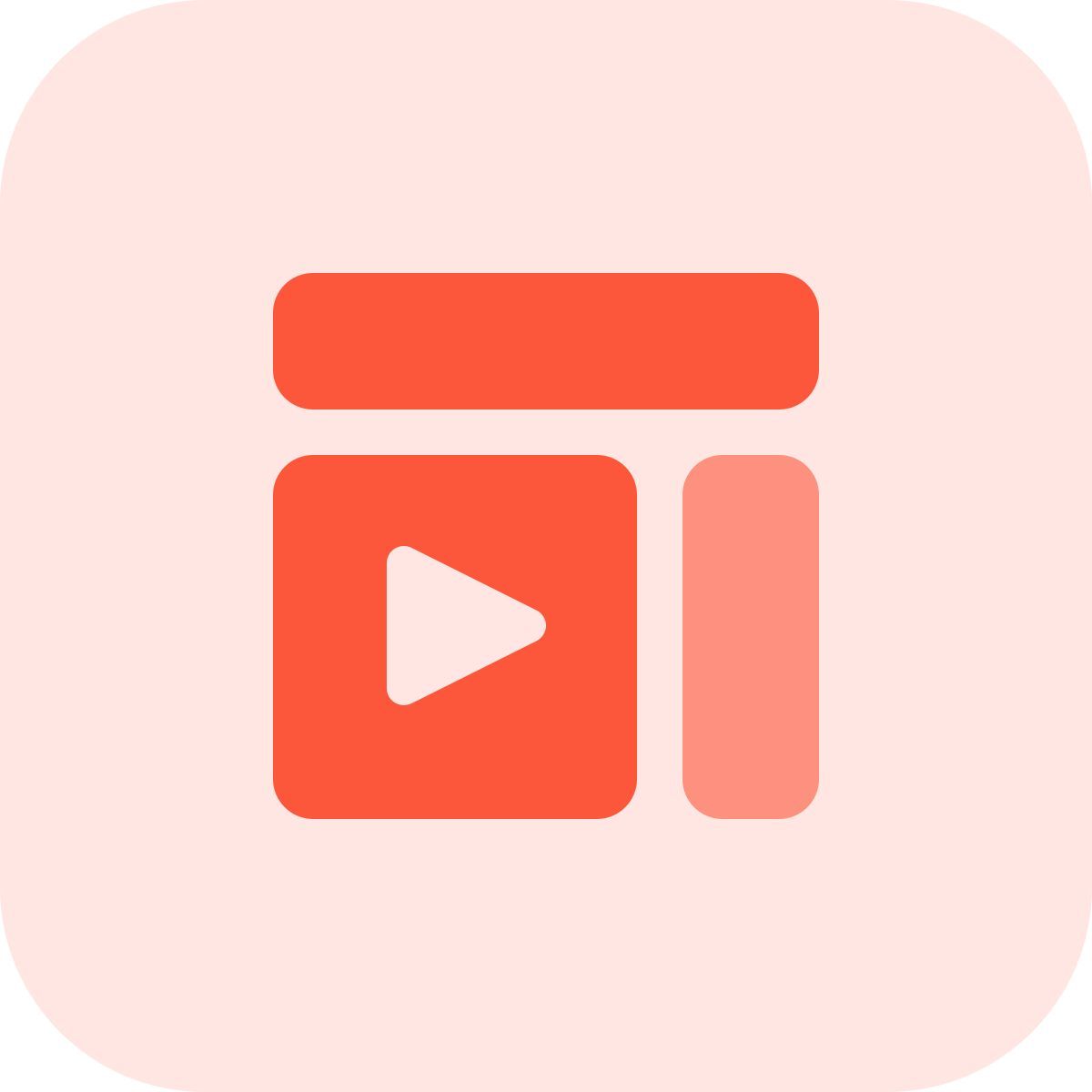 contenu vidéo icon