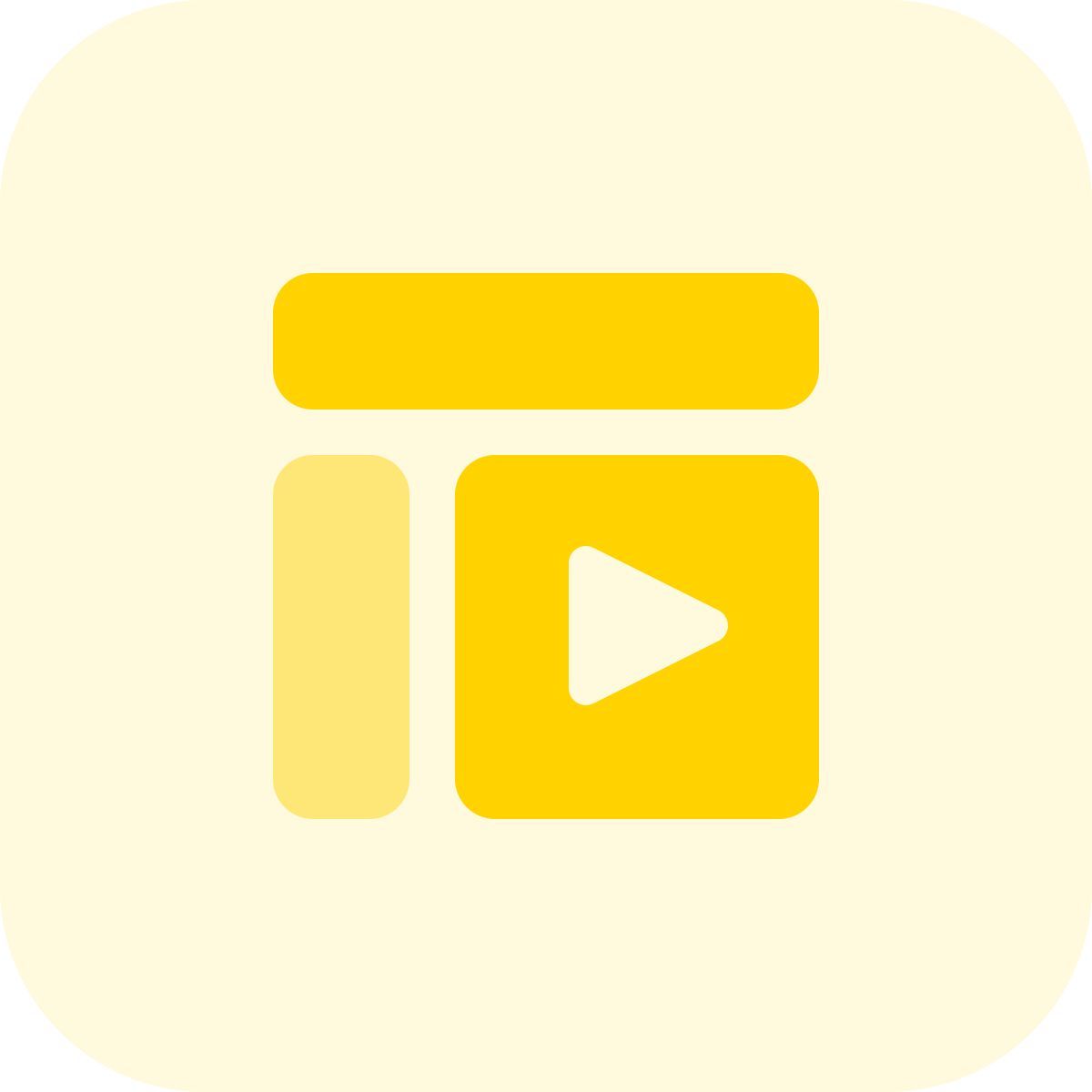 contenu vidéo icon