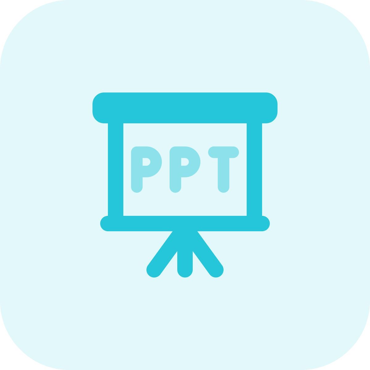 power point presentation icon