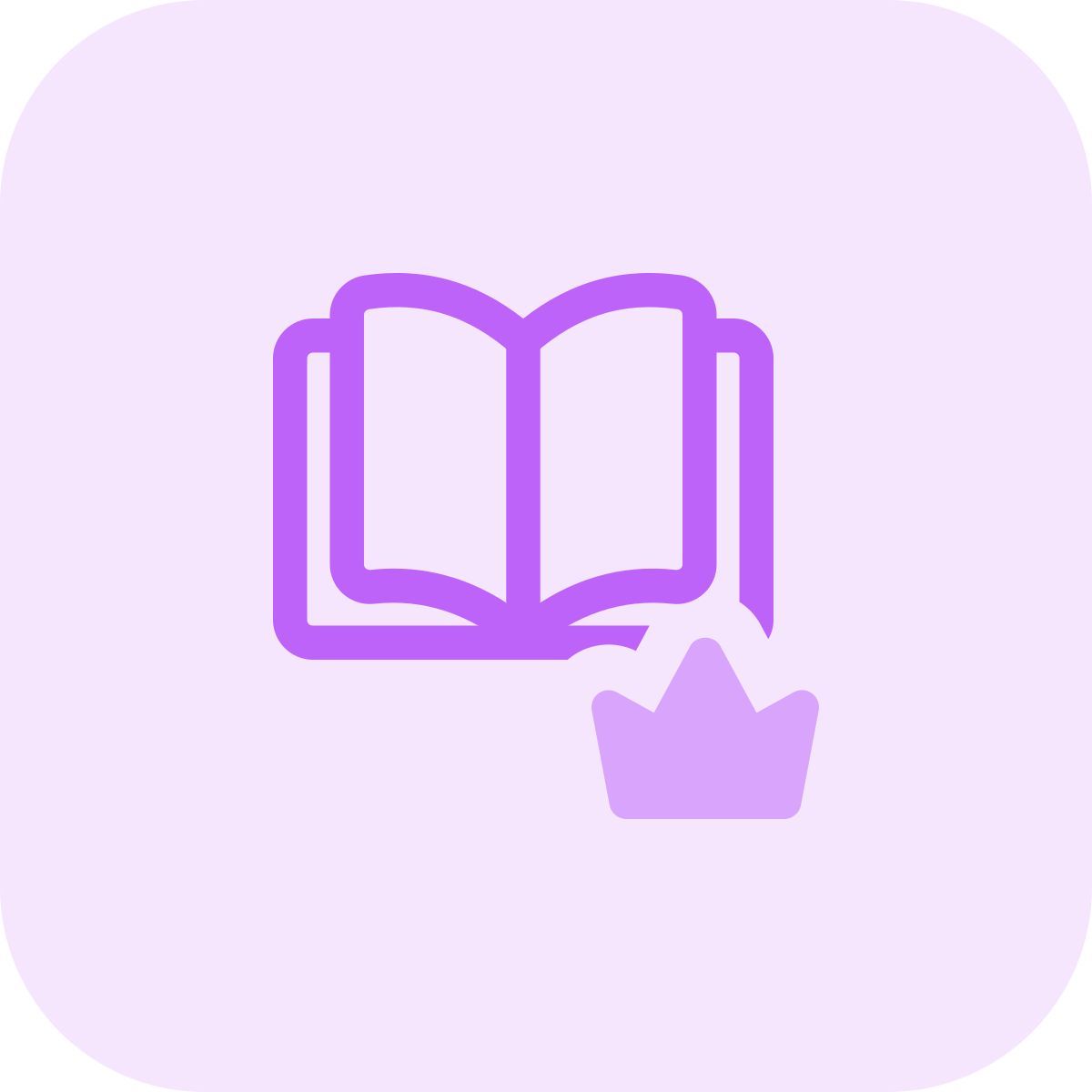 premium bookseller icon