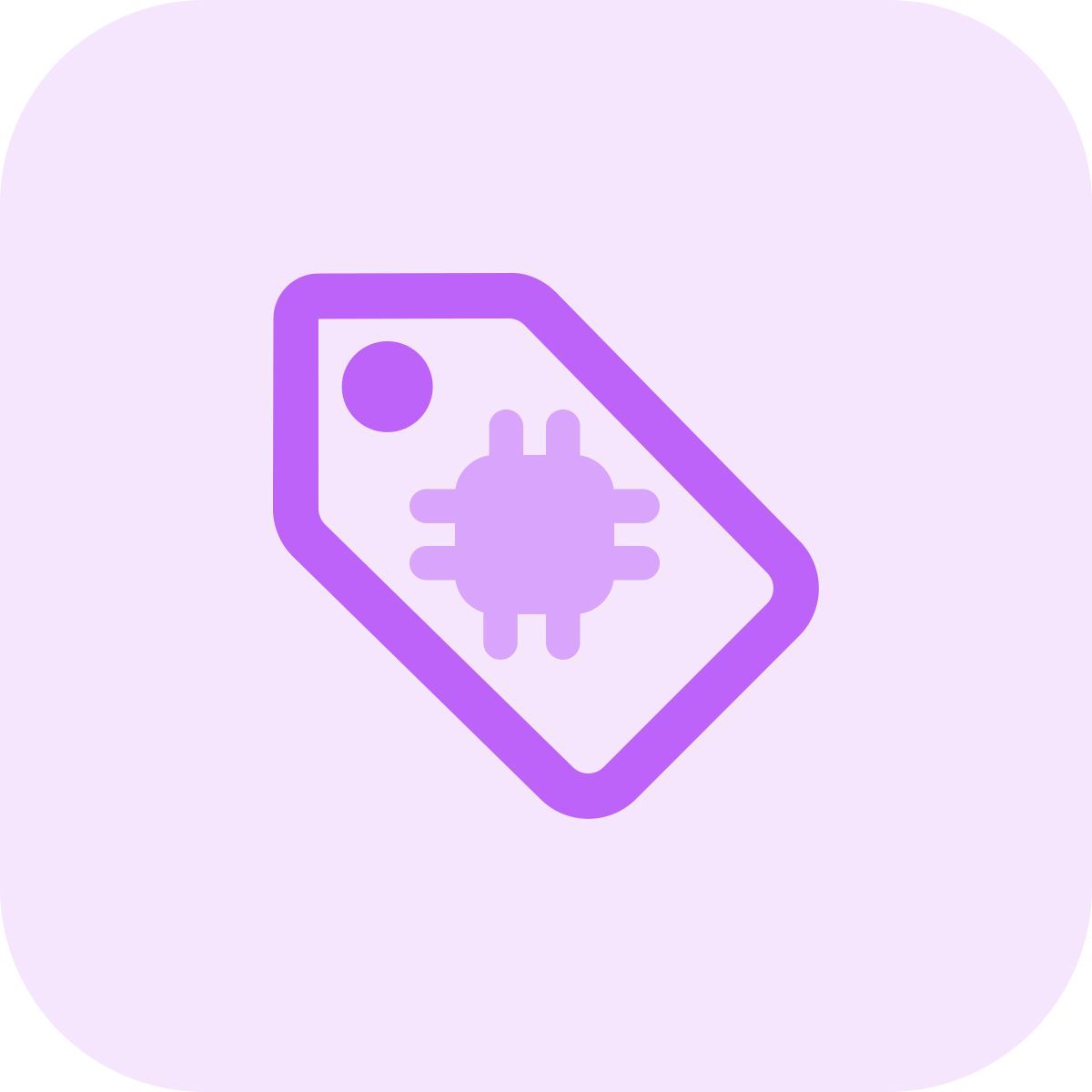 microprocessor price icon