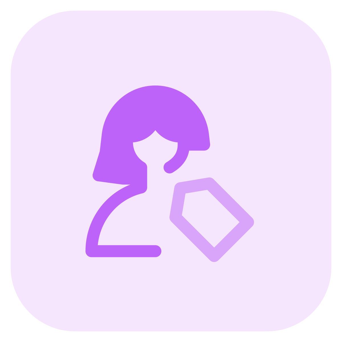 Preisschild eines Objekts für den Einzelnutzer icon