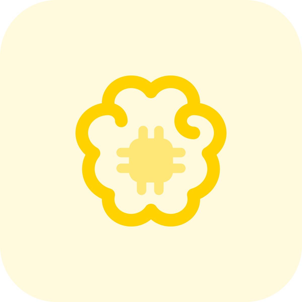 brain microchip icon