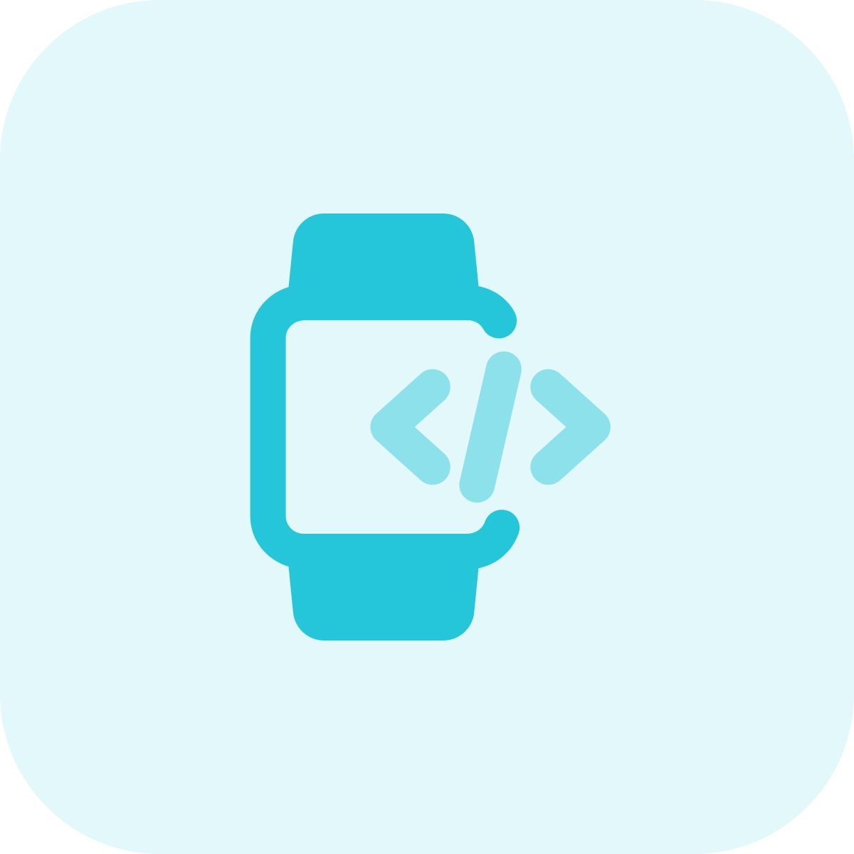 smartwatch code icon