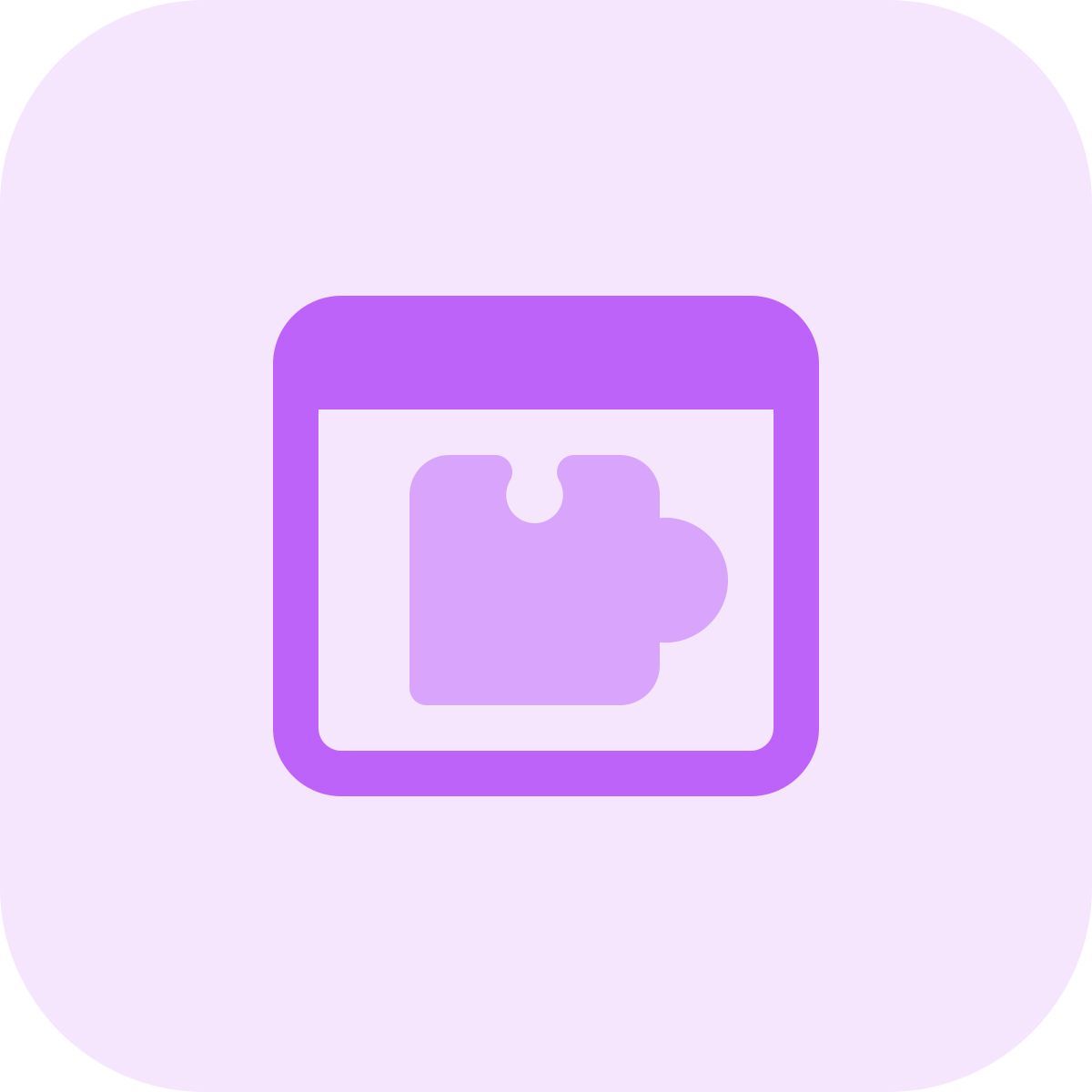 web puzzle icon