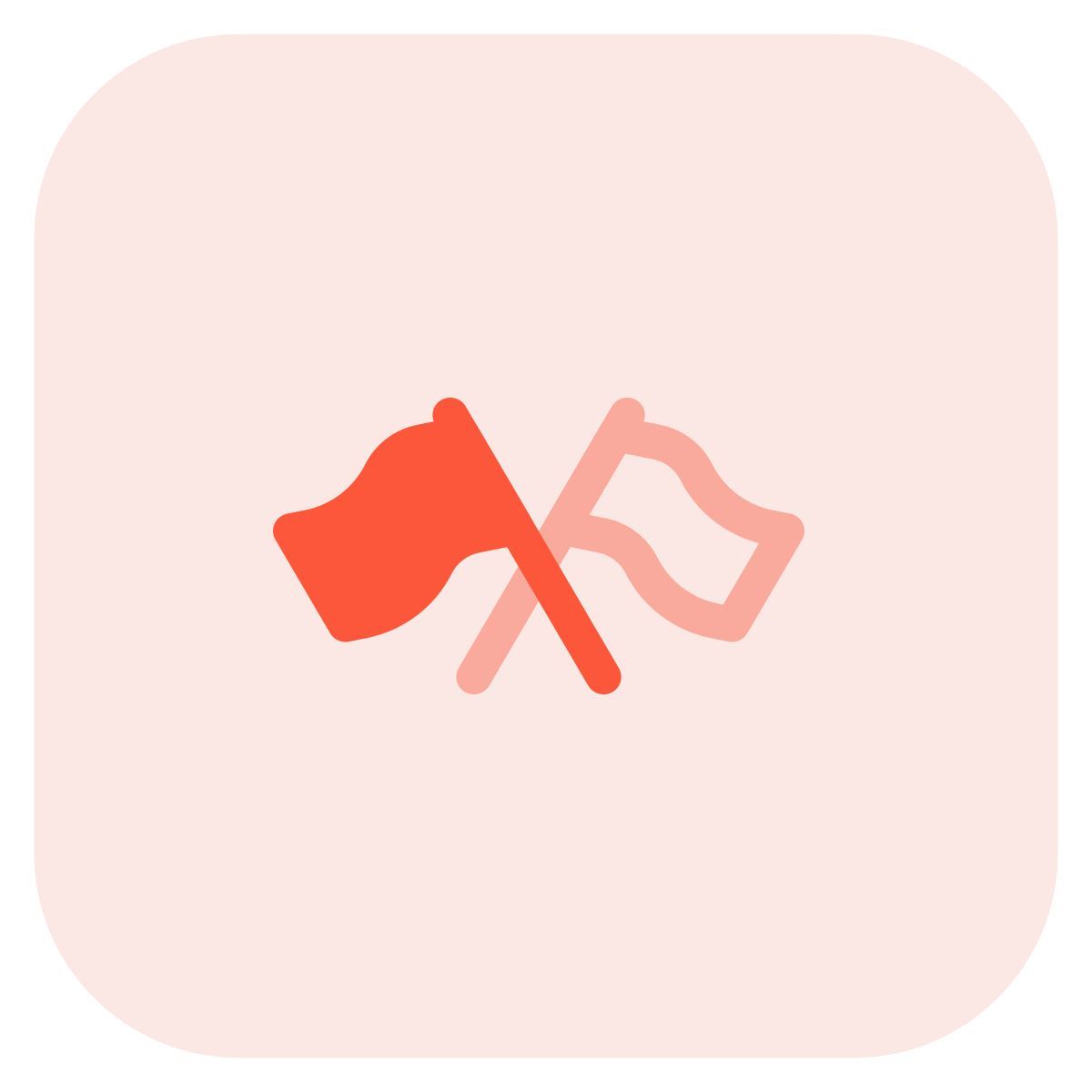 bandiere da corsa icon