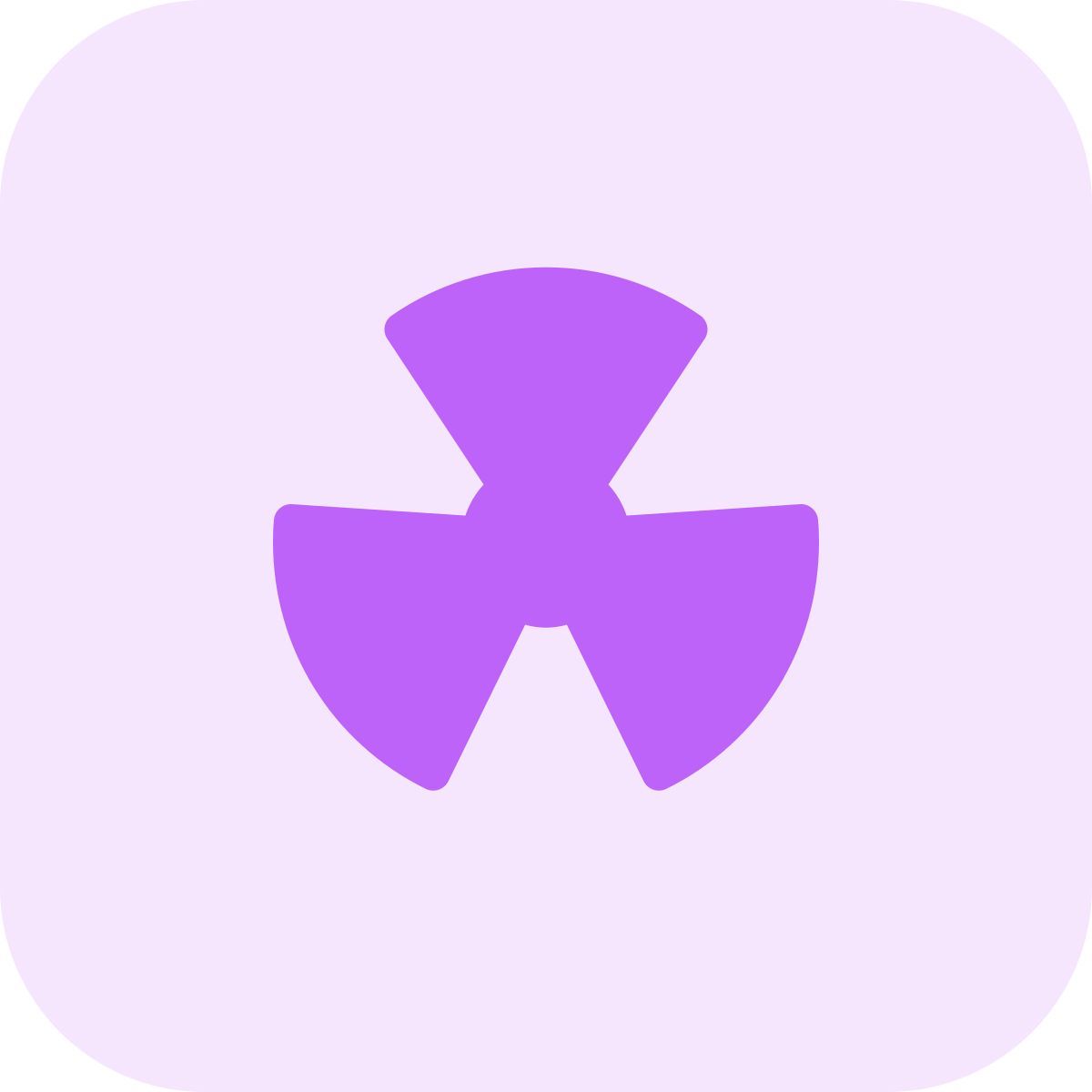 radioactive sign icon