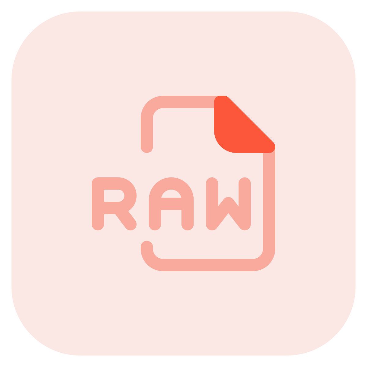 raw file icon