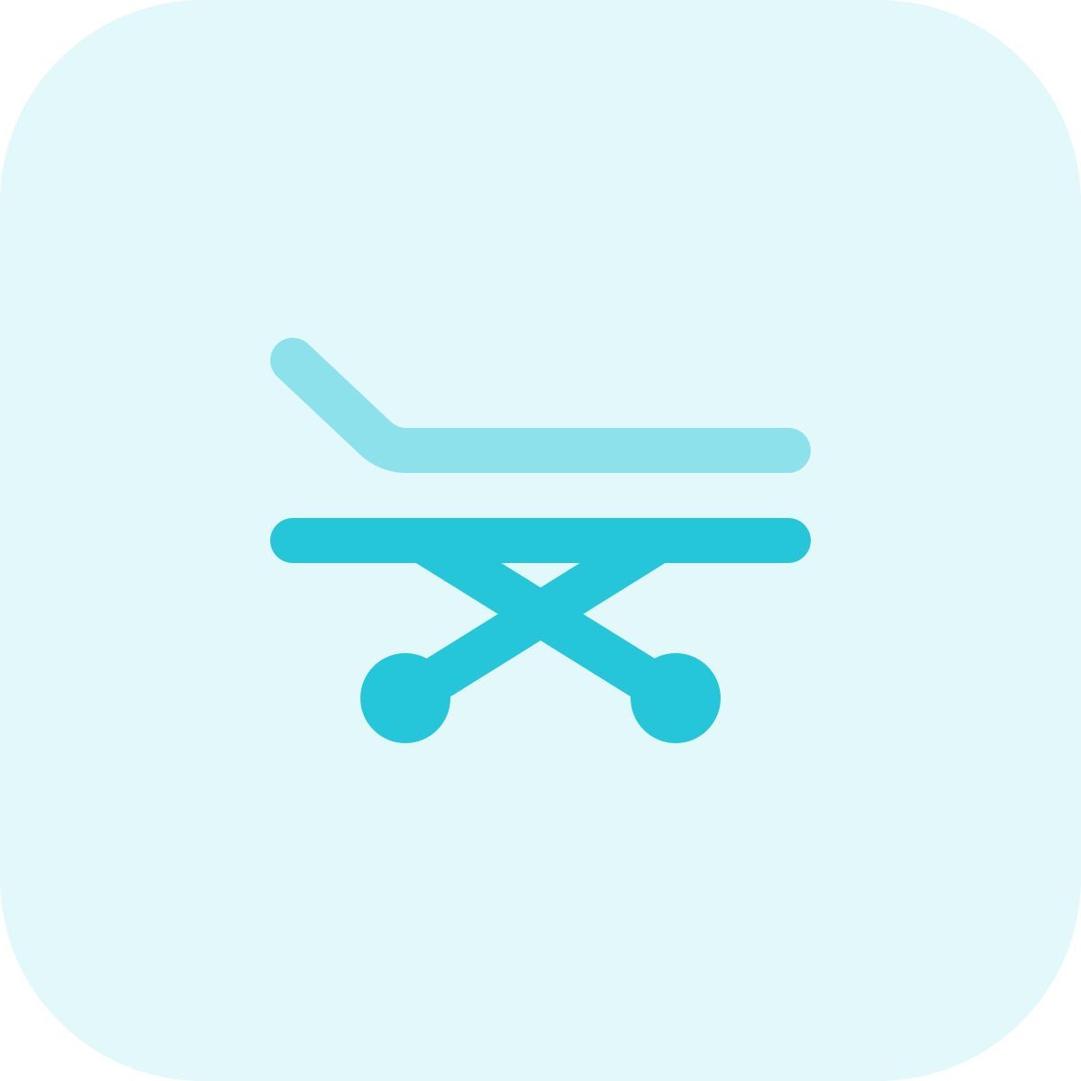 리클라이너 병원용 침대 icon