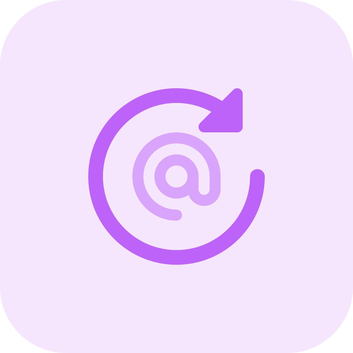 이메일 연락처 다시 로드 icon