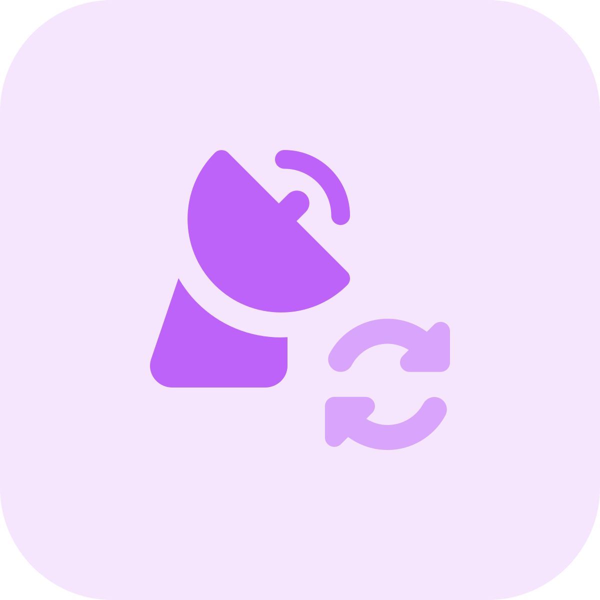 reload satellite dish icon
