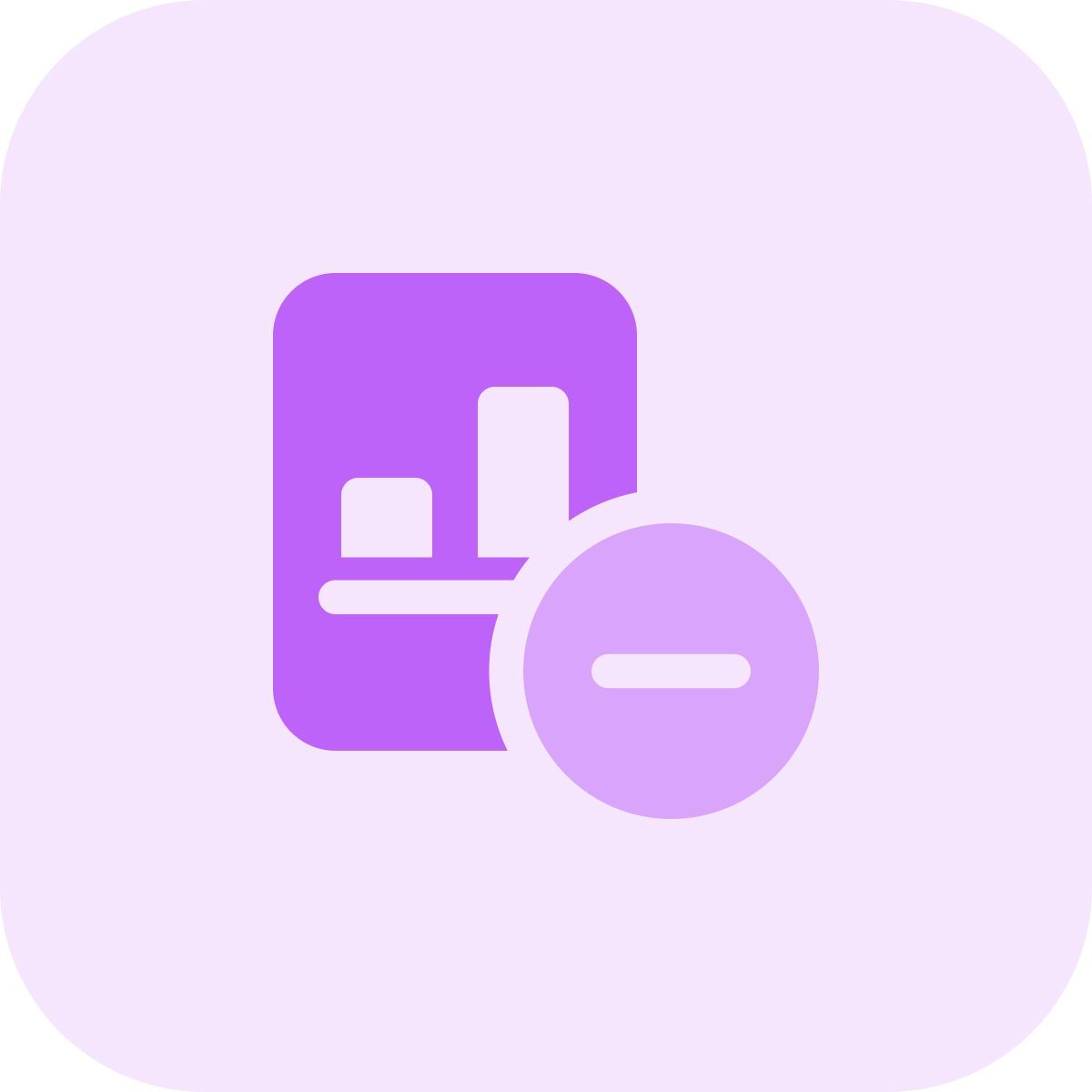 supprimer le rapport icon