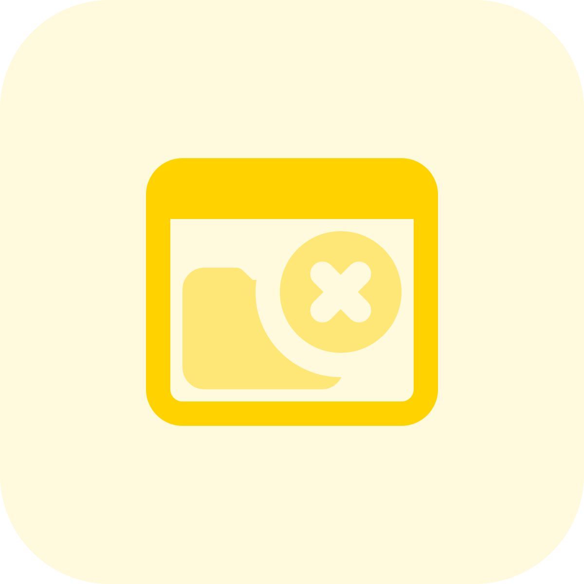 rimuovi cartella icon