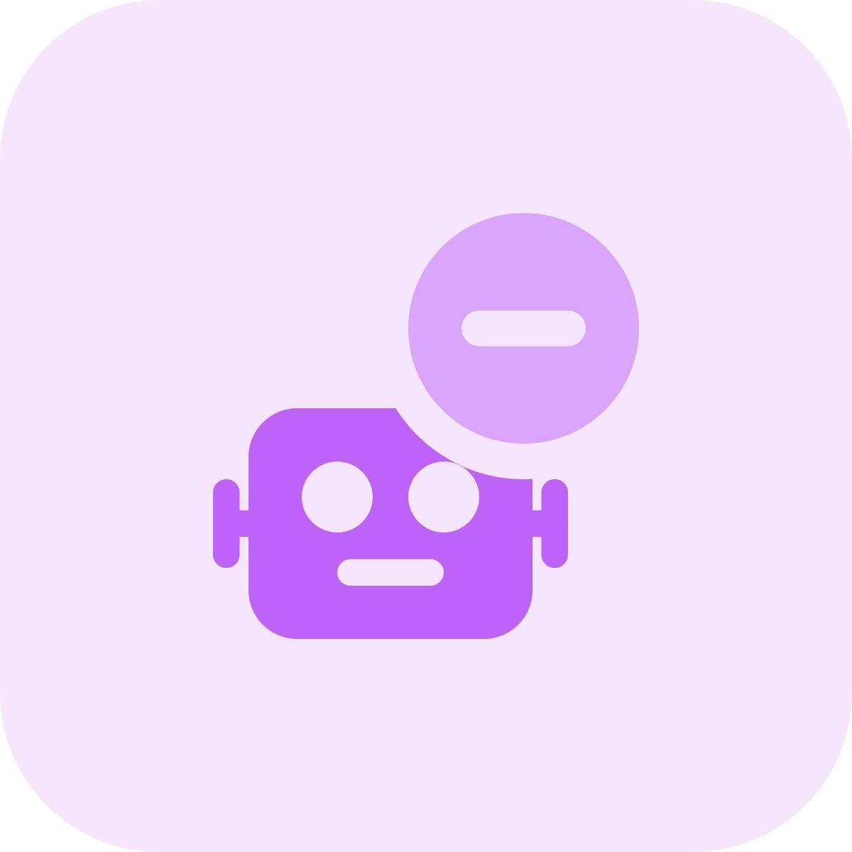 roboterfunktion entfernen icon