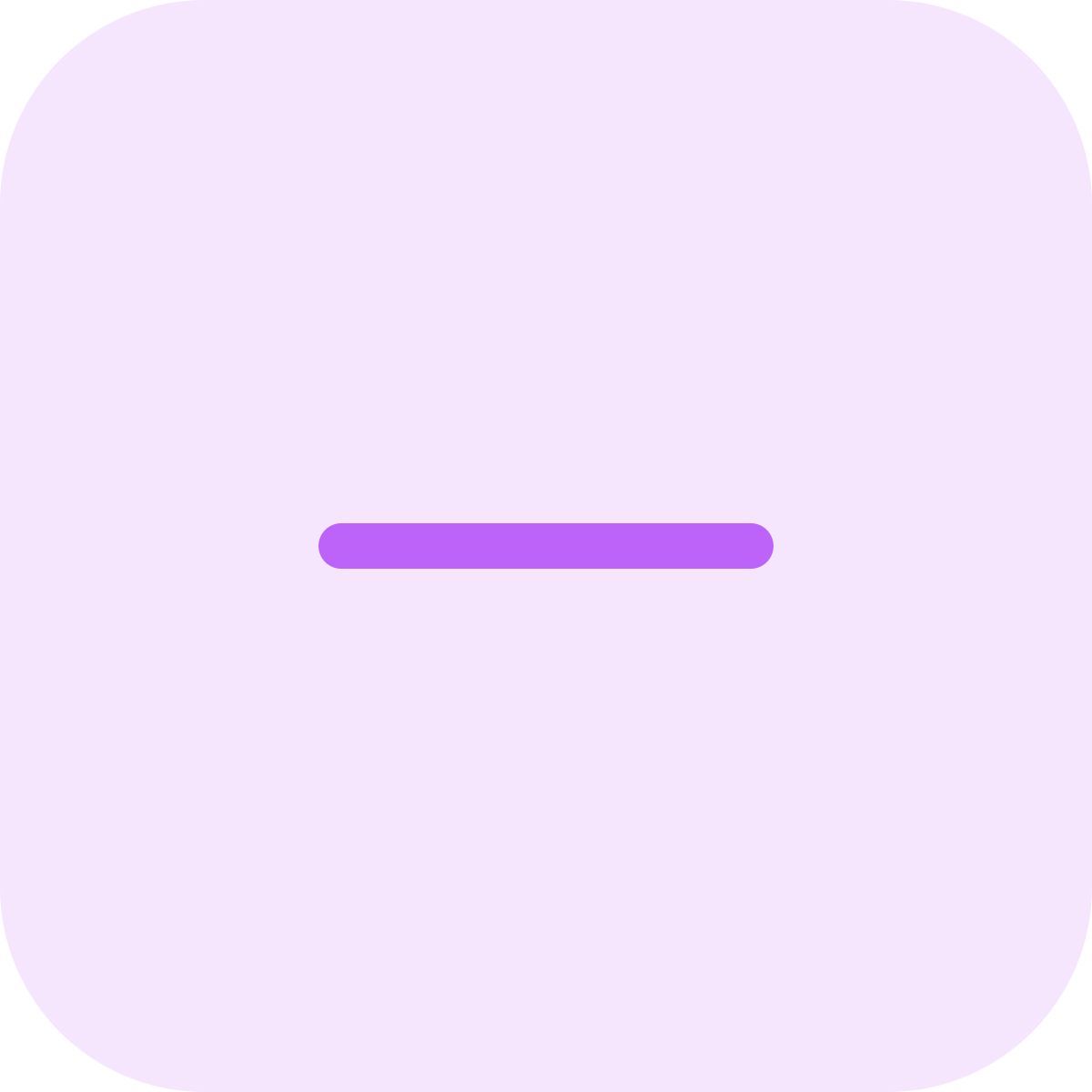 horizontal line icon