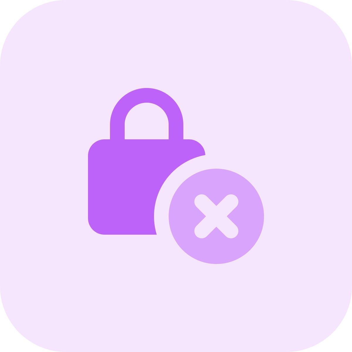 rimuovi blocco icon