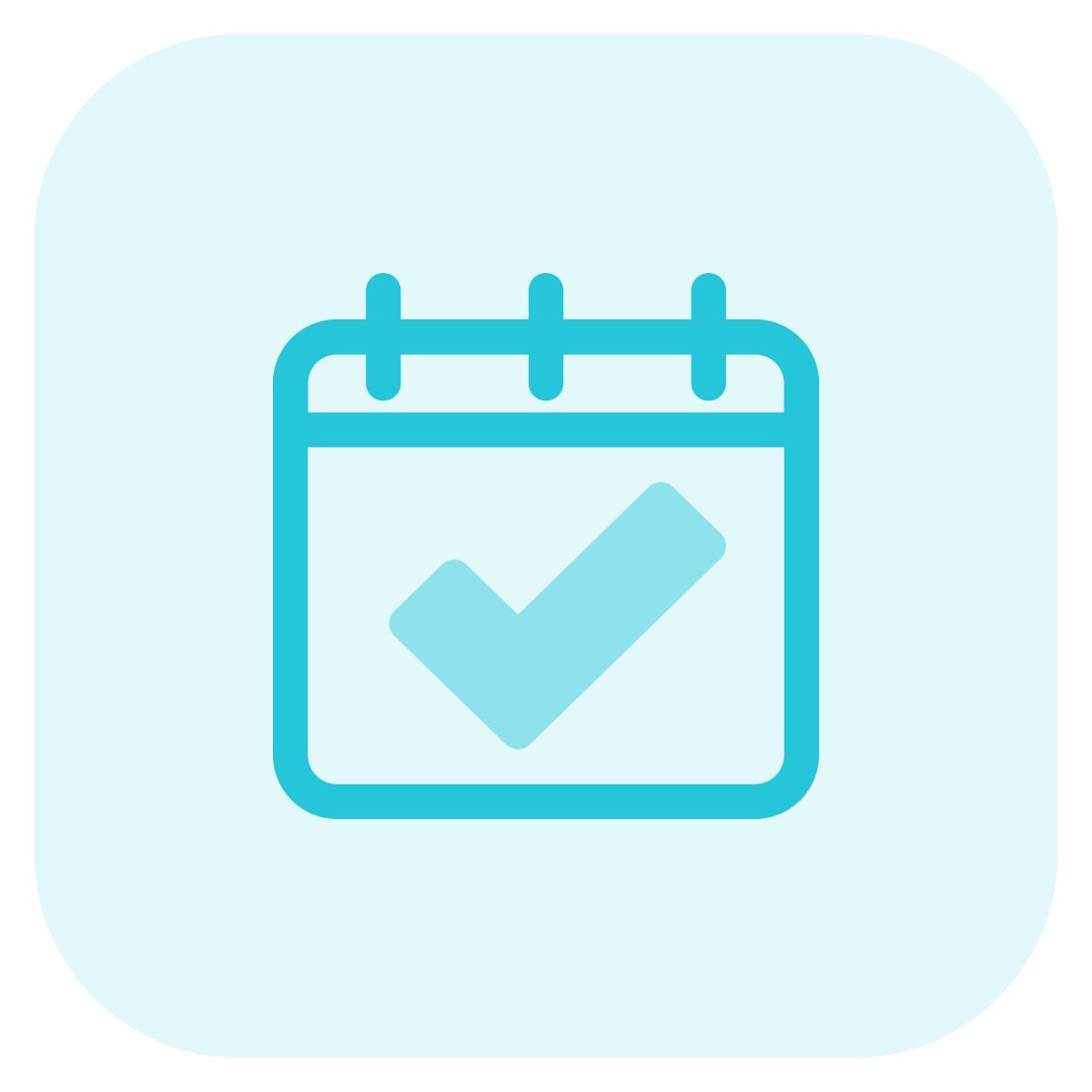 calendar checkmark icon