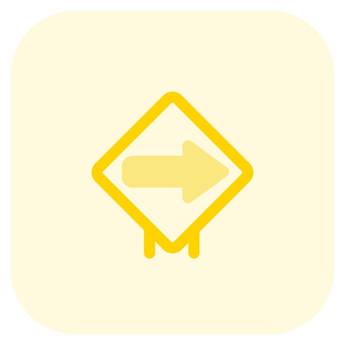 right arrow sign icon