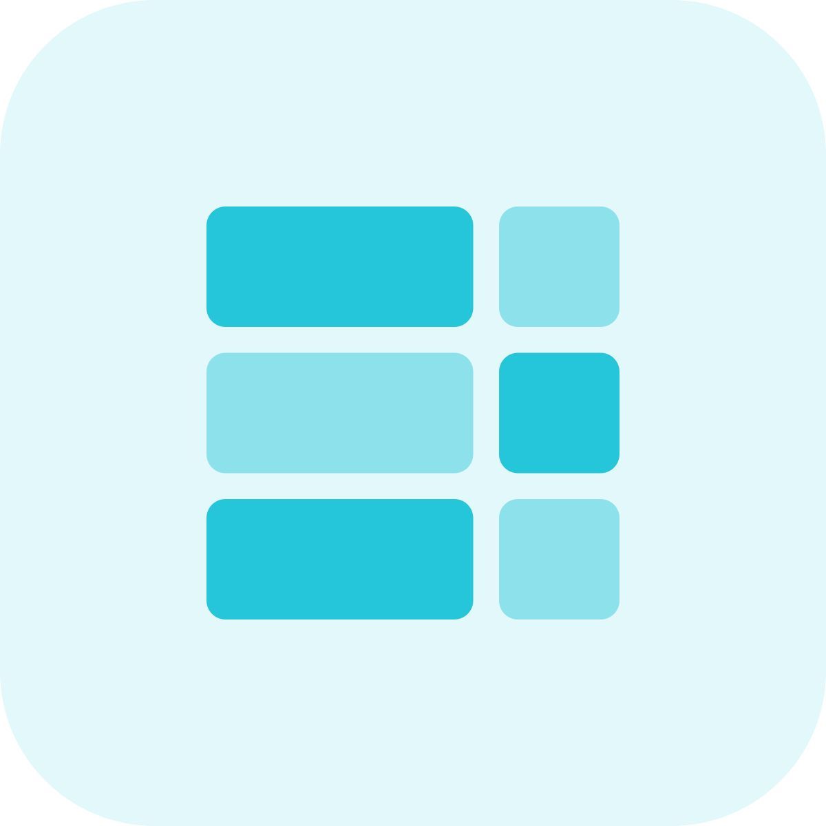 列表模板 icon