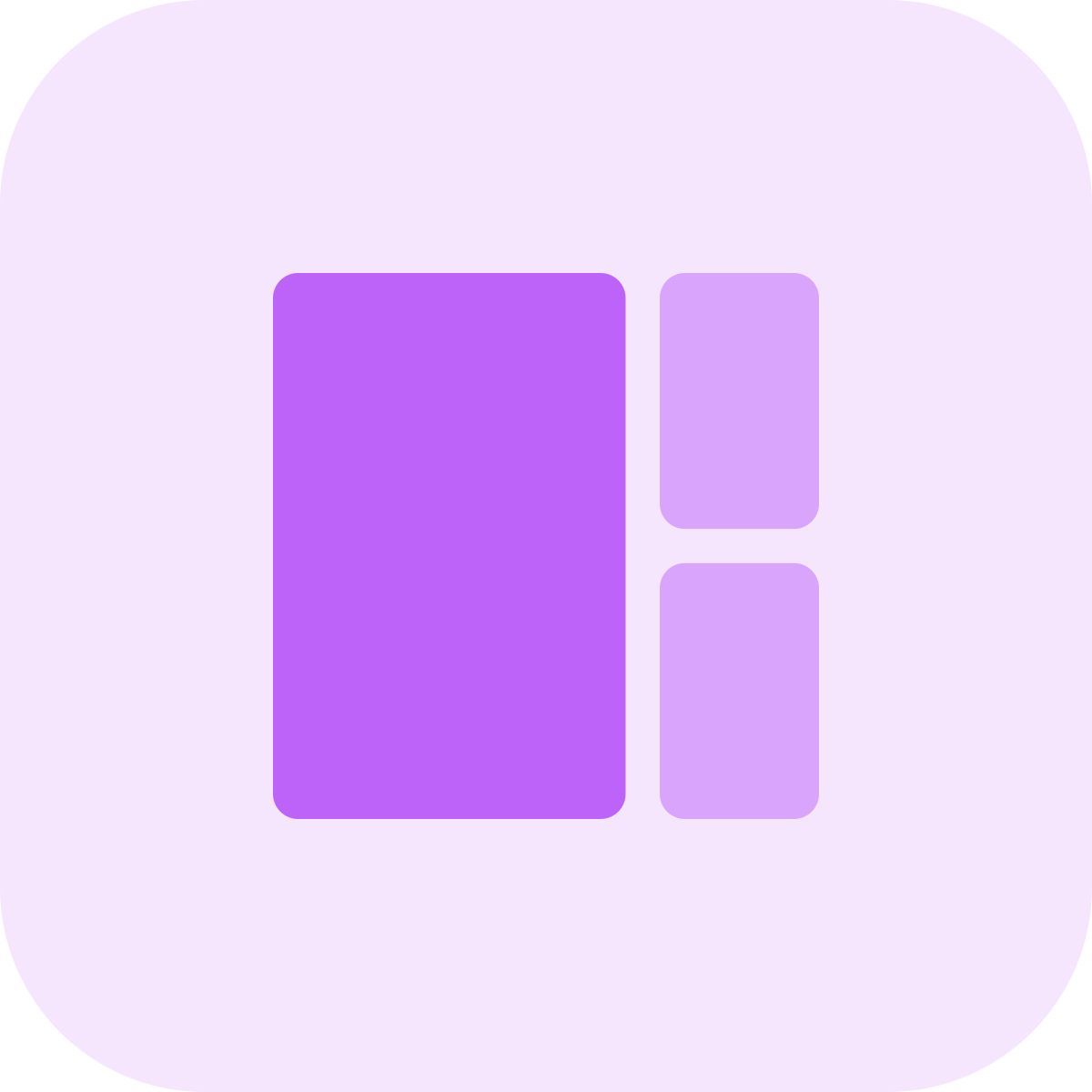 bloques de contenido icon