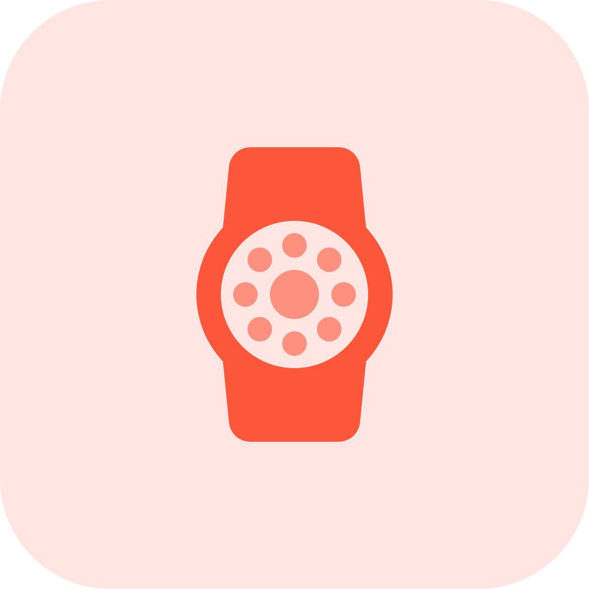 cadran rond pour montre connectée icon