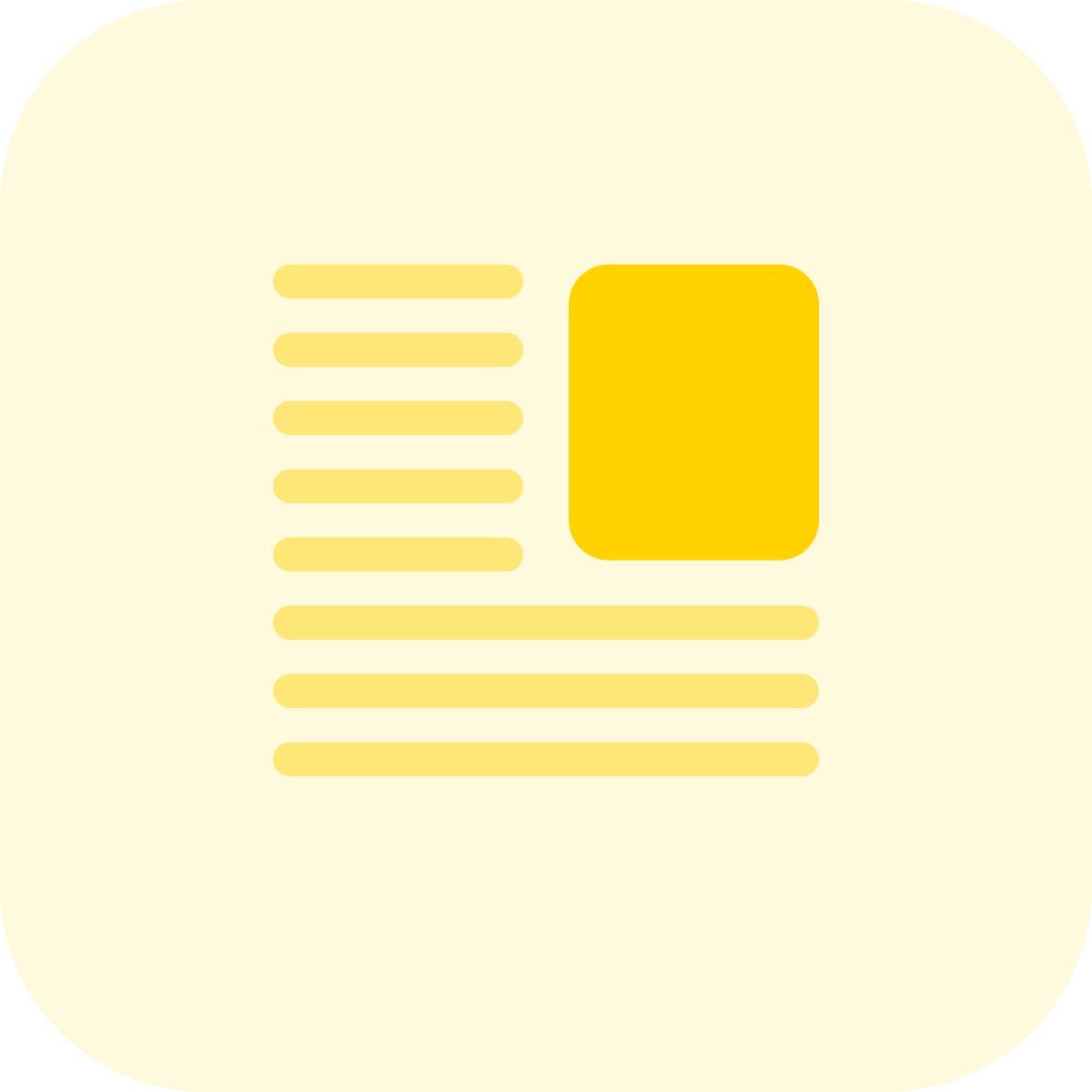 article avec photo icon