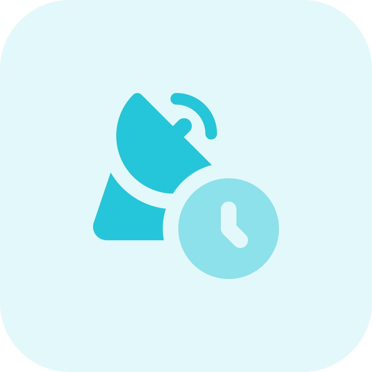 retraso de antena parabólica icon