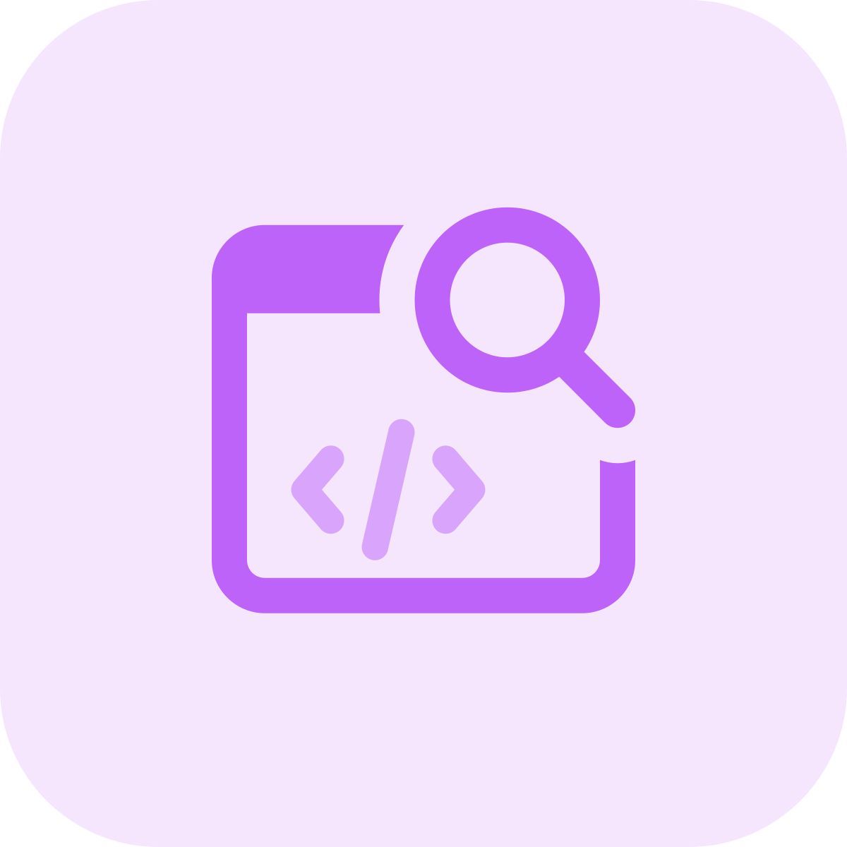 search code web icon