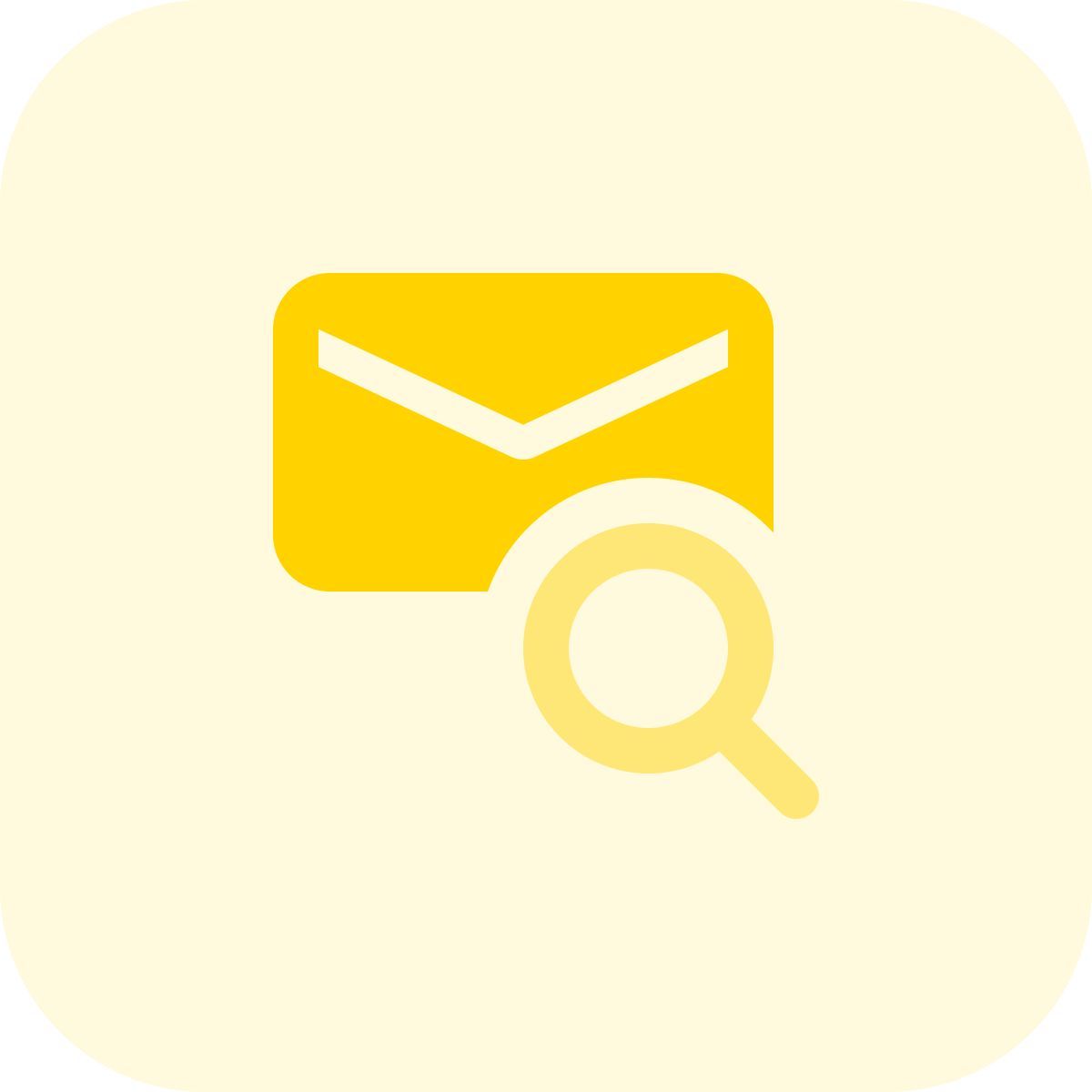 buscar mensaje de correo electrónico icon