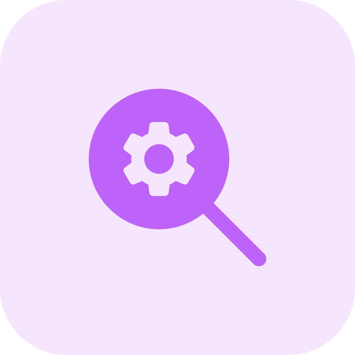 paramètres de recherche icon