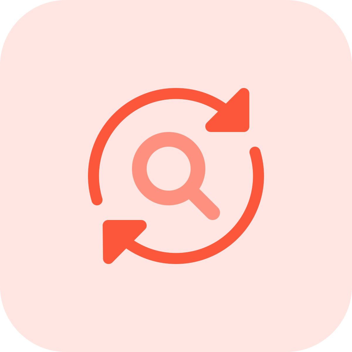 search synchronization icon
