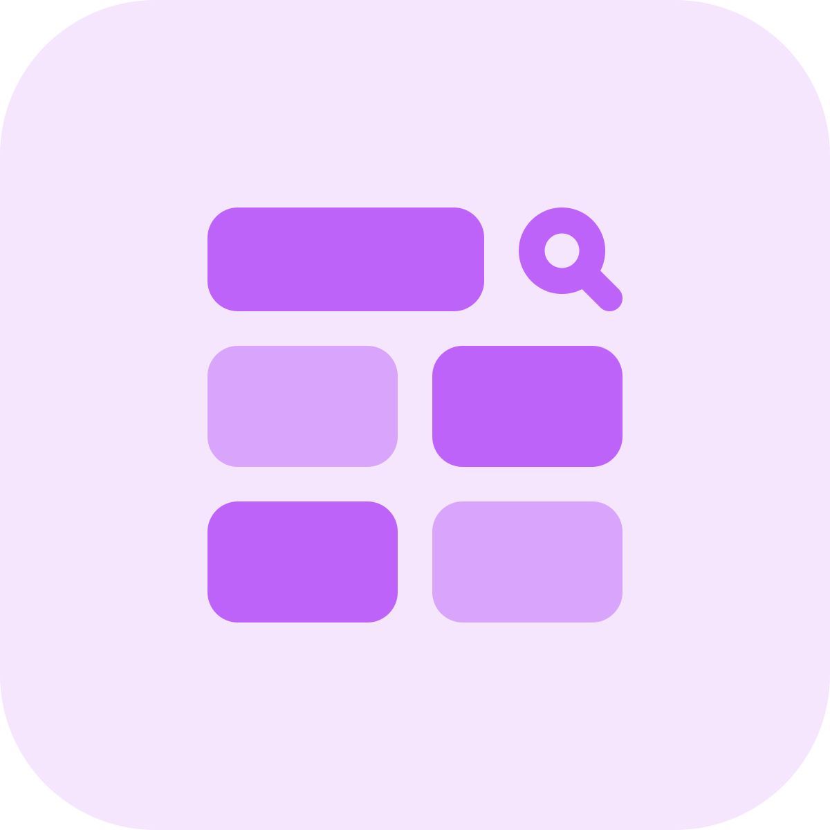 검색 결과 레이아웃 icon