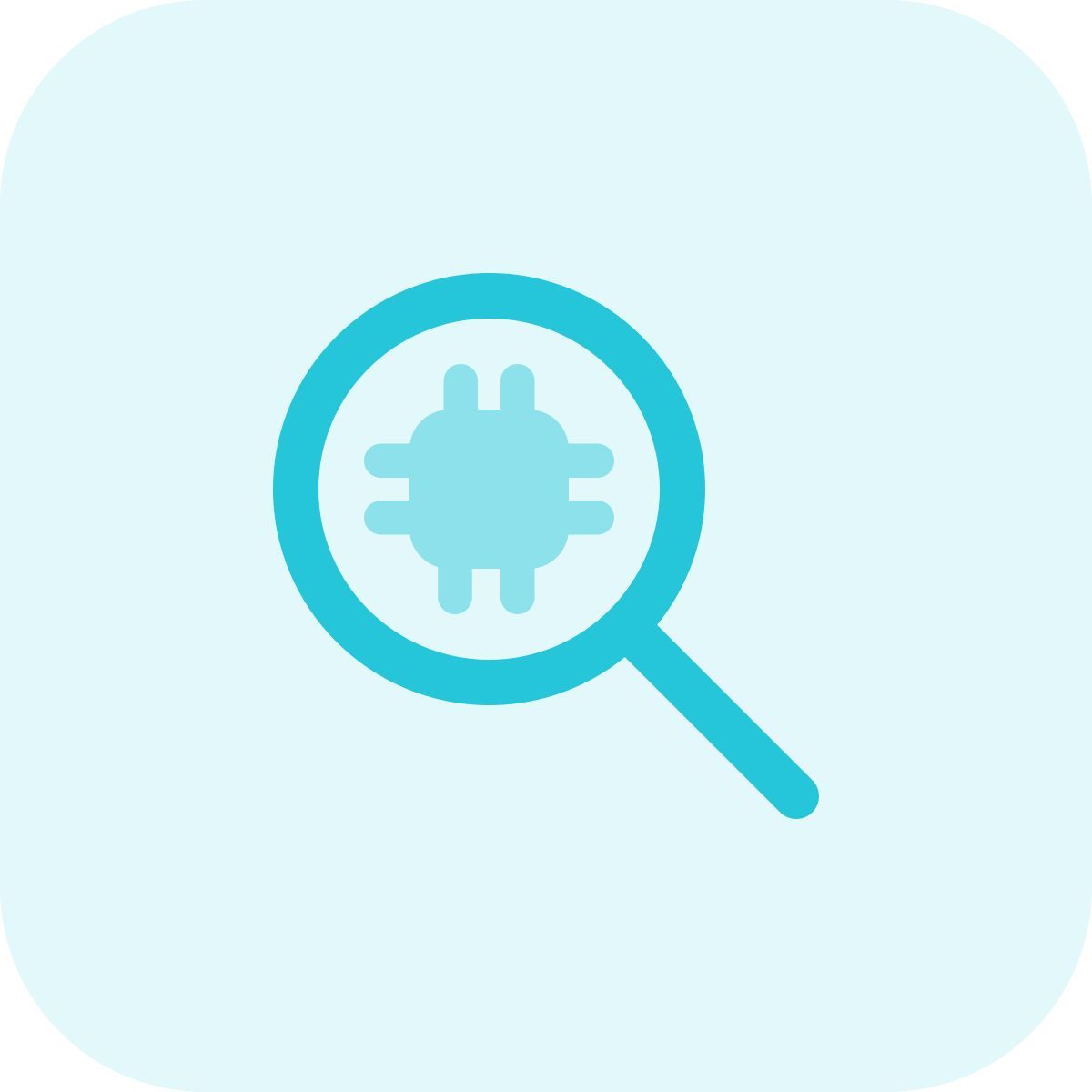 microprocessor search icon