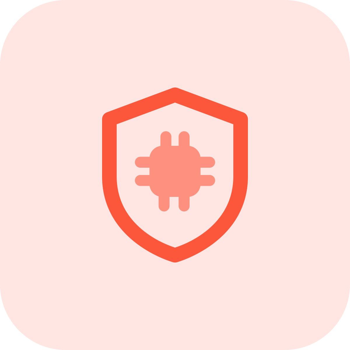 microprocessor security icon