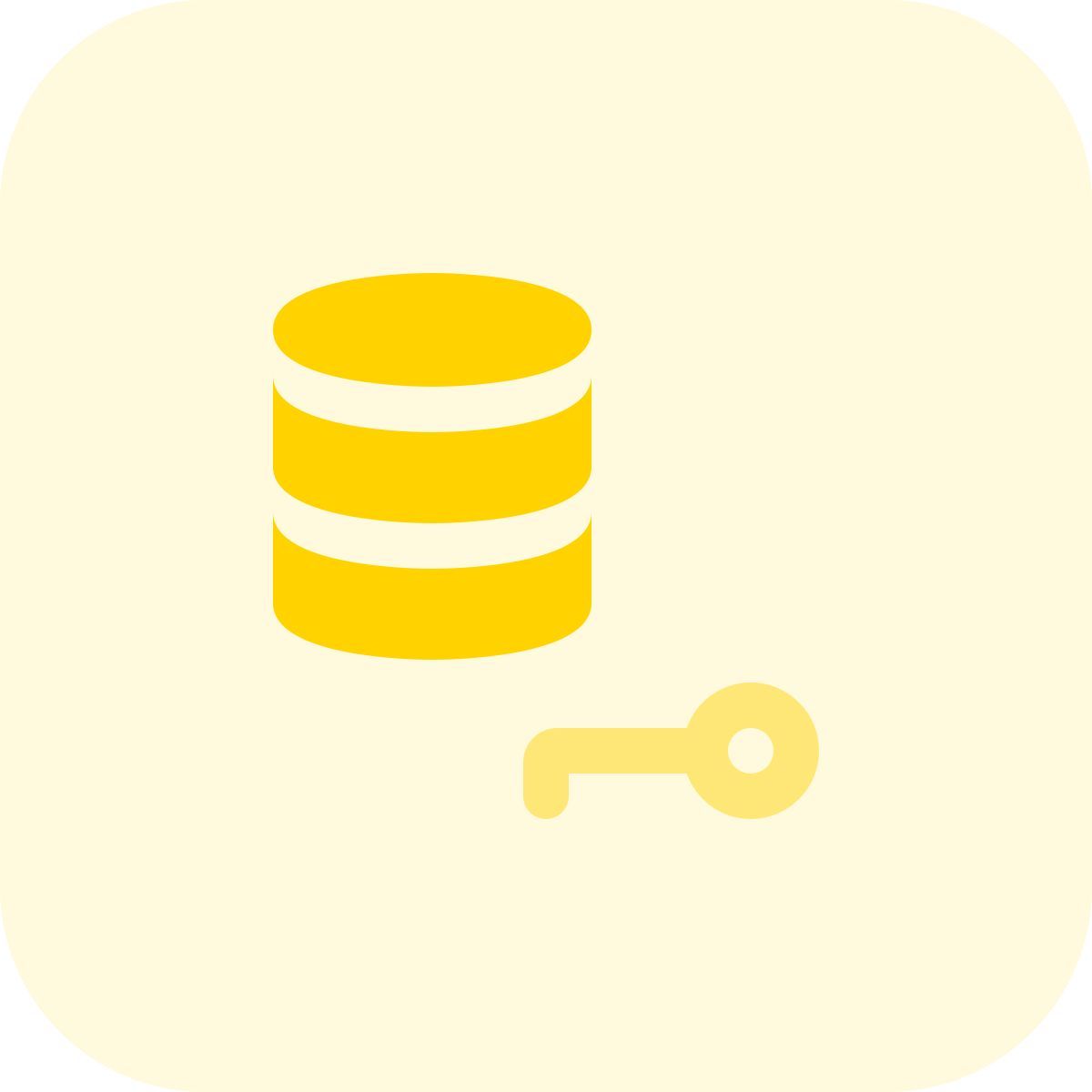 database authentication key icon