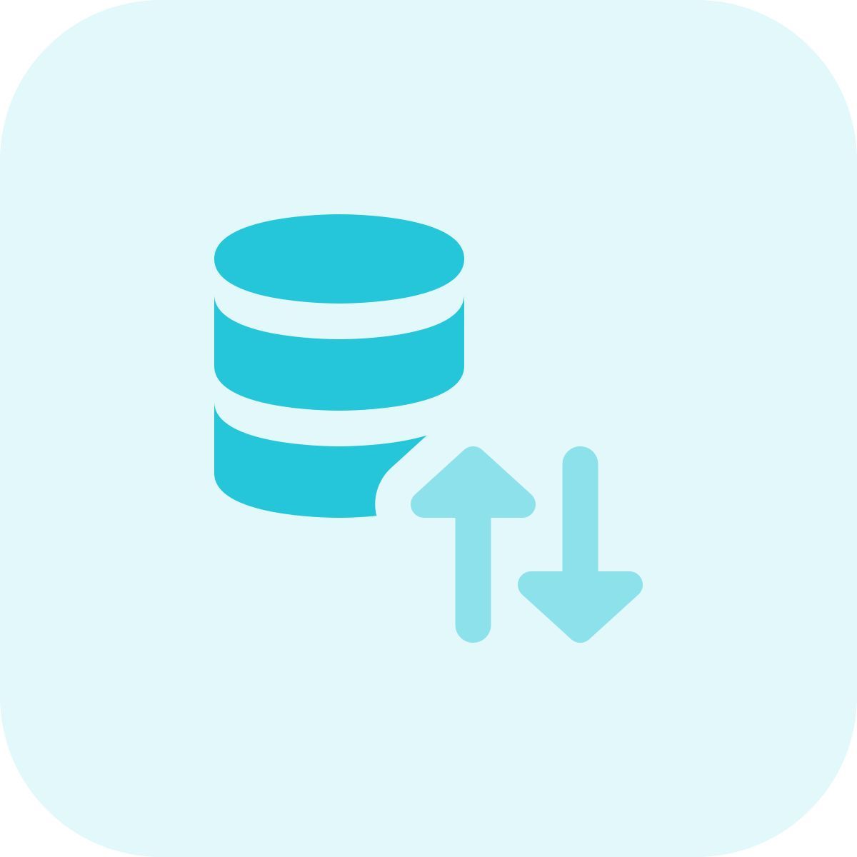 Scambio dati di database icon
