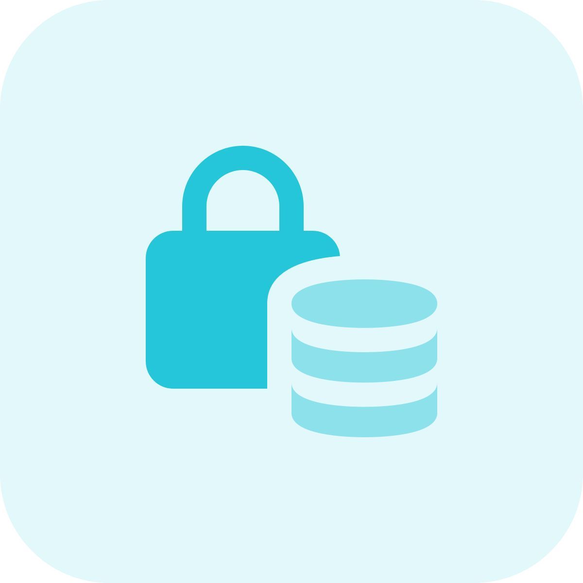 database lock icon