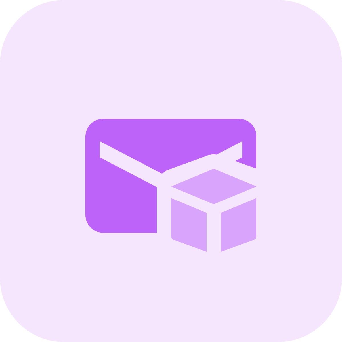Modello 3D della posta icon