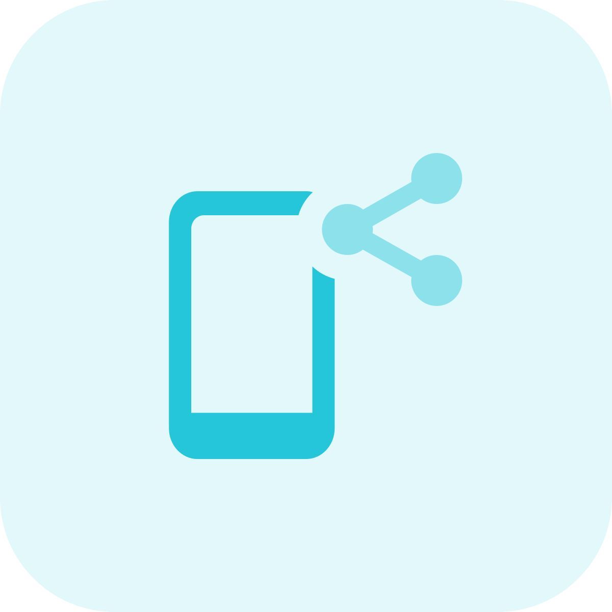 partager les données du smartphone icon