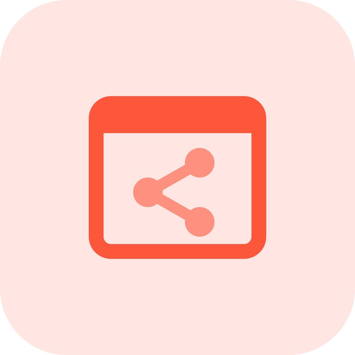 compartilhar página da web icon