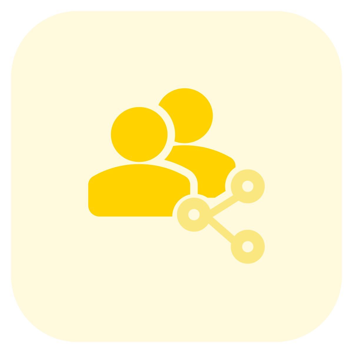 share user data icon