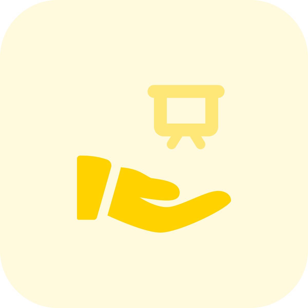 sharing presentation icon